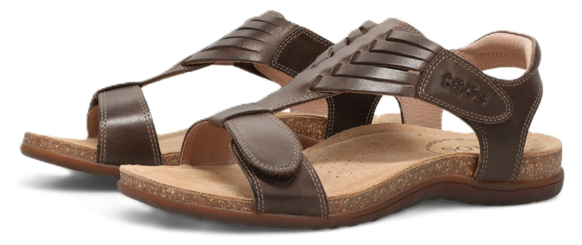Taos Wonderful Women's Sandal - Mocha Leather | Adjustable Straps - Grady’s Feet Essentials - Taos