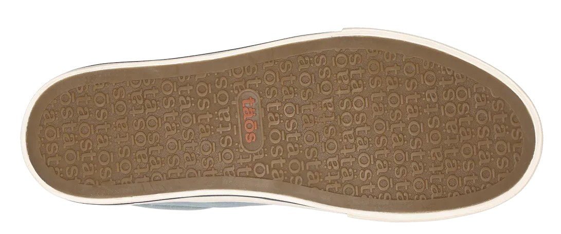 Taos Z - Soul Lace with Zip Sneaker - Lake Blue/Navy Canvas | Removable Footbed - Grady’s Feet Essentials - Taos