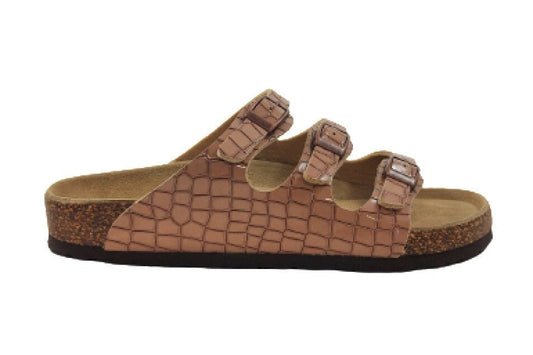 Viking Sandal Banff Taupe Crocodile - Grady’s Feet Essentials - Grady’s Feet Essentials