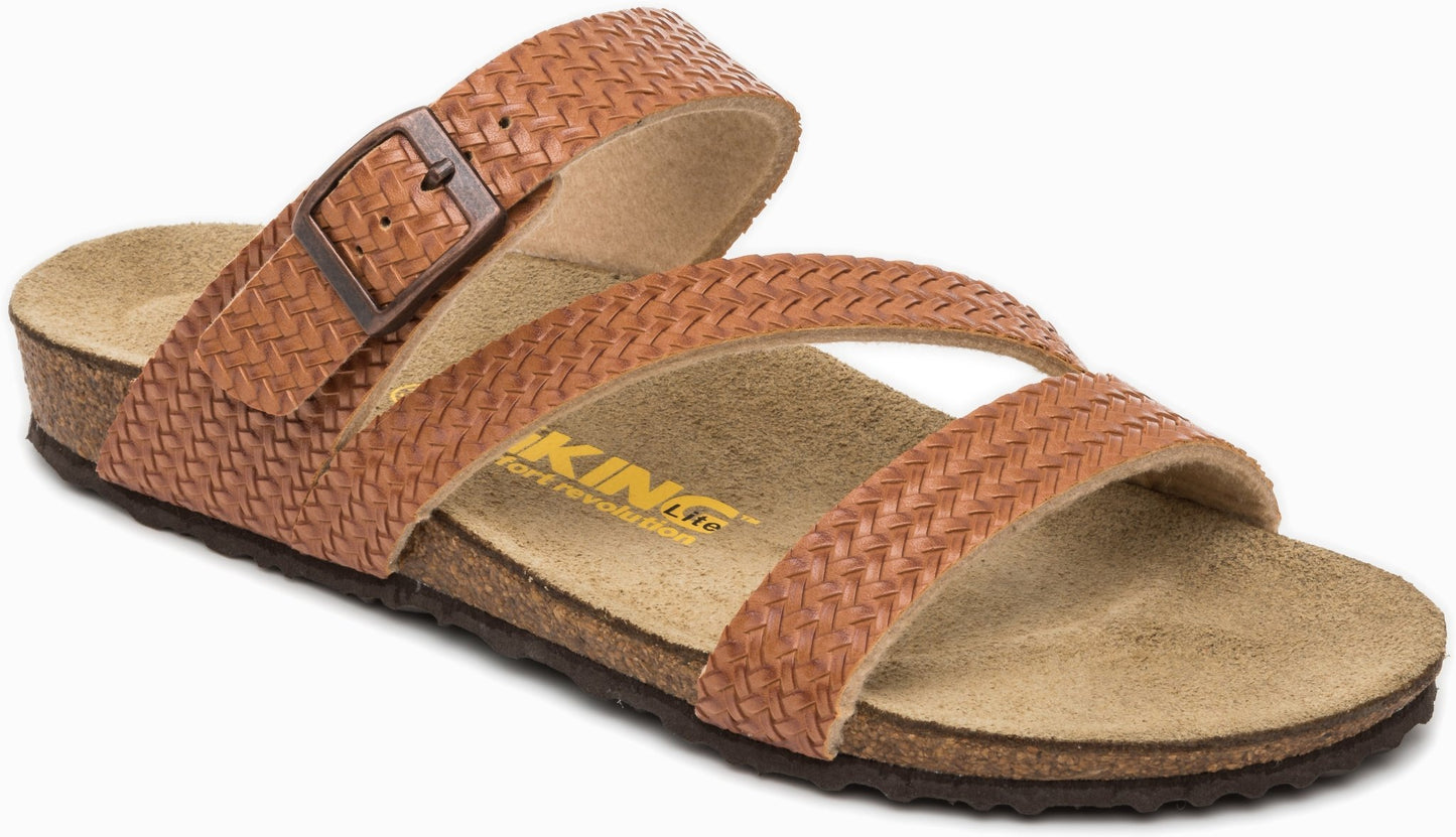 Viking Sandals Memphis Buckle Pecan Braid - Grady’s Feet Essentials - Grady’s Feet Essentials