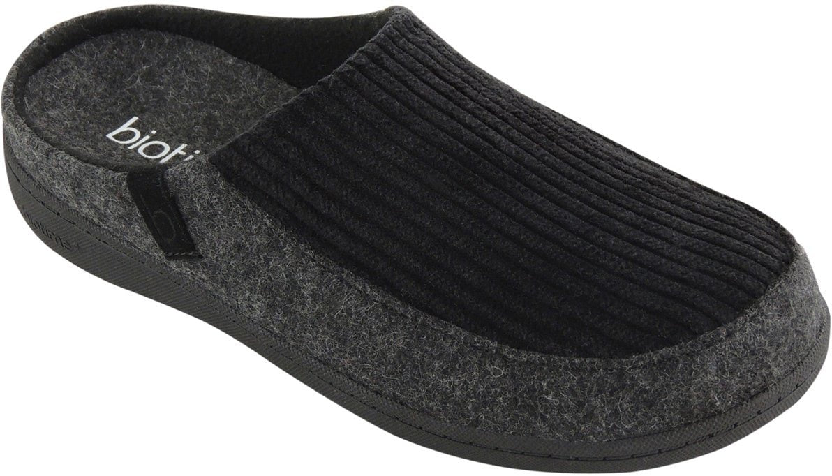 Biotime Men's Ernie Black Slipper - Grady’s Feet Essentials - Biotime