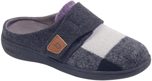 Biotime Women's Amity Grey Purple Slipper - Grady’s Feet Essentials - Biotime