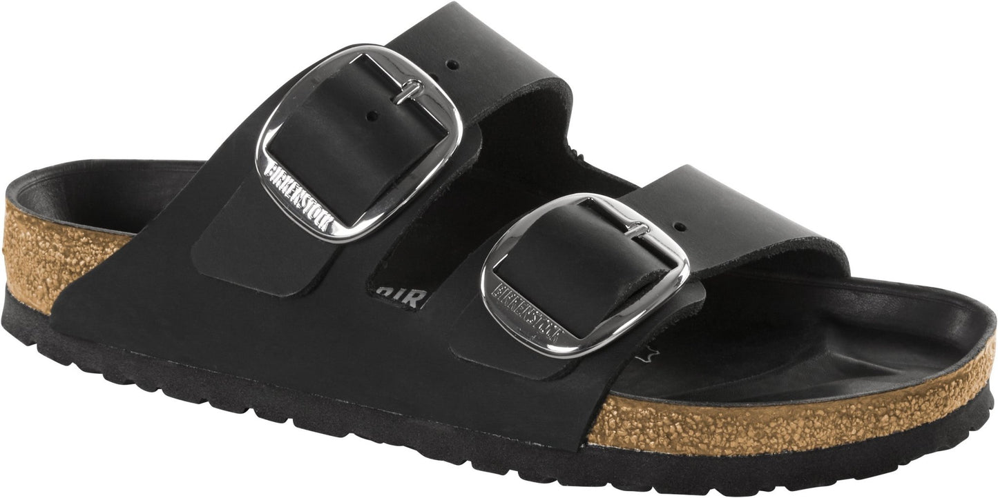 Birkenstock Arizona Big Buckle Black Oiled Leather - Grady’s Feet Essentials - Birkenstock