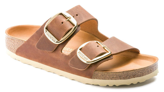 Birkenstock Arizona Big Buckle Cognac Oiled Leather - Grady’s Feet Essentials - Birkenstock