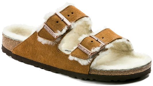 Birkenstock Arizona Shearling Mink Suede - Grady’s Feet Essentials - Birkenstock