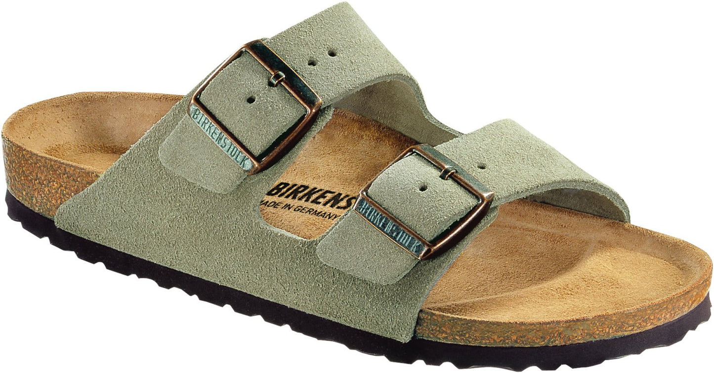 Birkenstock Arizona Taupe Suede Classic Footbed - Grady’s Feet Essentials - Birkenstock