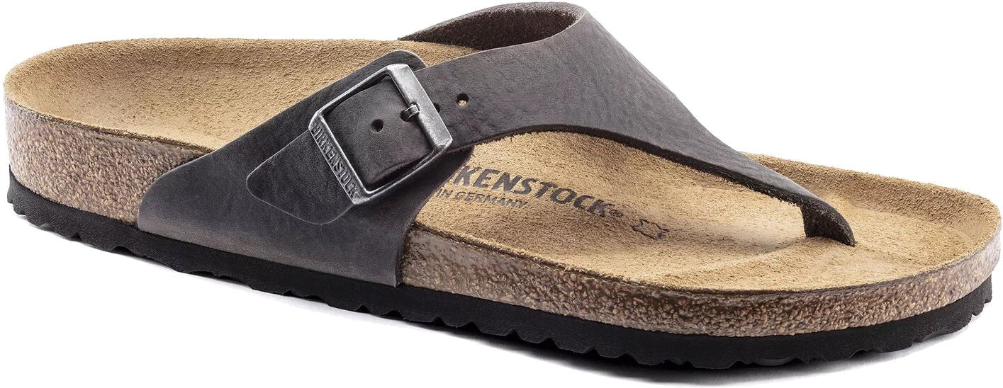 Birkenstock Como Iron Oiled Leather Original Footbed - Grady’s Feet Essentials - Birkenstock