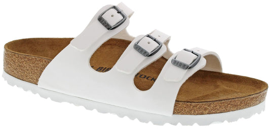 Birkenstock Florida White Birko Flor Classic Footbed - Grady’s Feet Essentials - Birkenstock