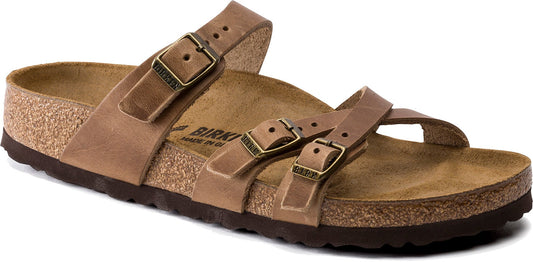 Birkenstock Franca Tobacco Oiled Leather Original Footbed - Grady’s Feet Essentials - Birkenstock