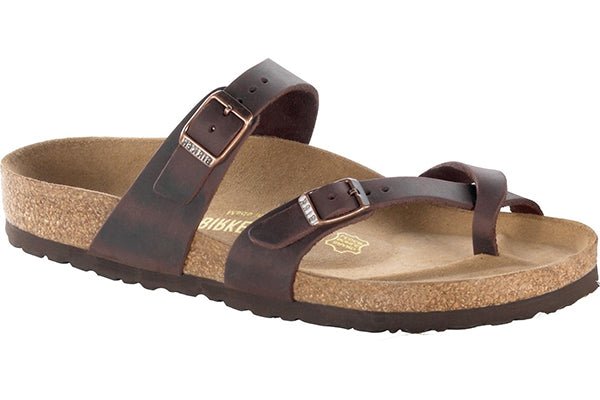 Birkenstock Mayari Habana Oiled Leather Original Footbed - Grady’s Feet Essentials - Birkenstock