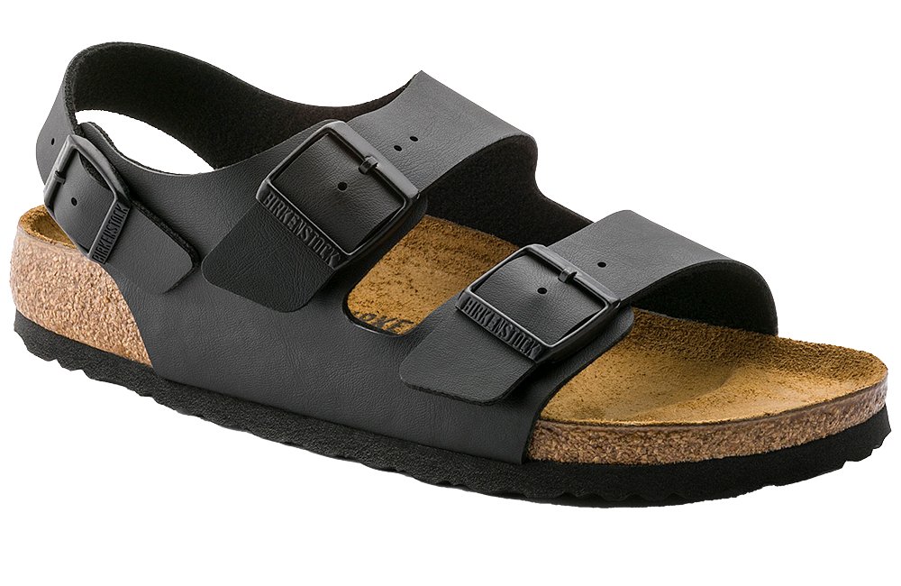 Birkenstock Milano Black Birko Flor Original Footbed - Grady’s Feet Essentials - Birkenstock