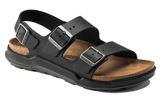 Birkenstock Milano Rugged Crosstown Black Oiled Leather - Grady’s Feet Essentials - Birkenstock