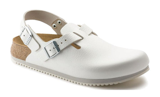 Birkenstock Professional Tokio Super Grip White Leather - Grady’s Feet Essentials - Birkenstock