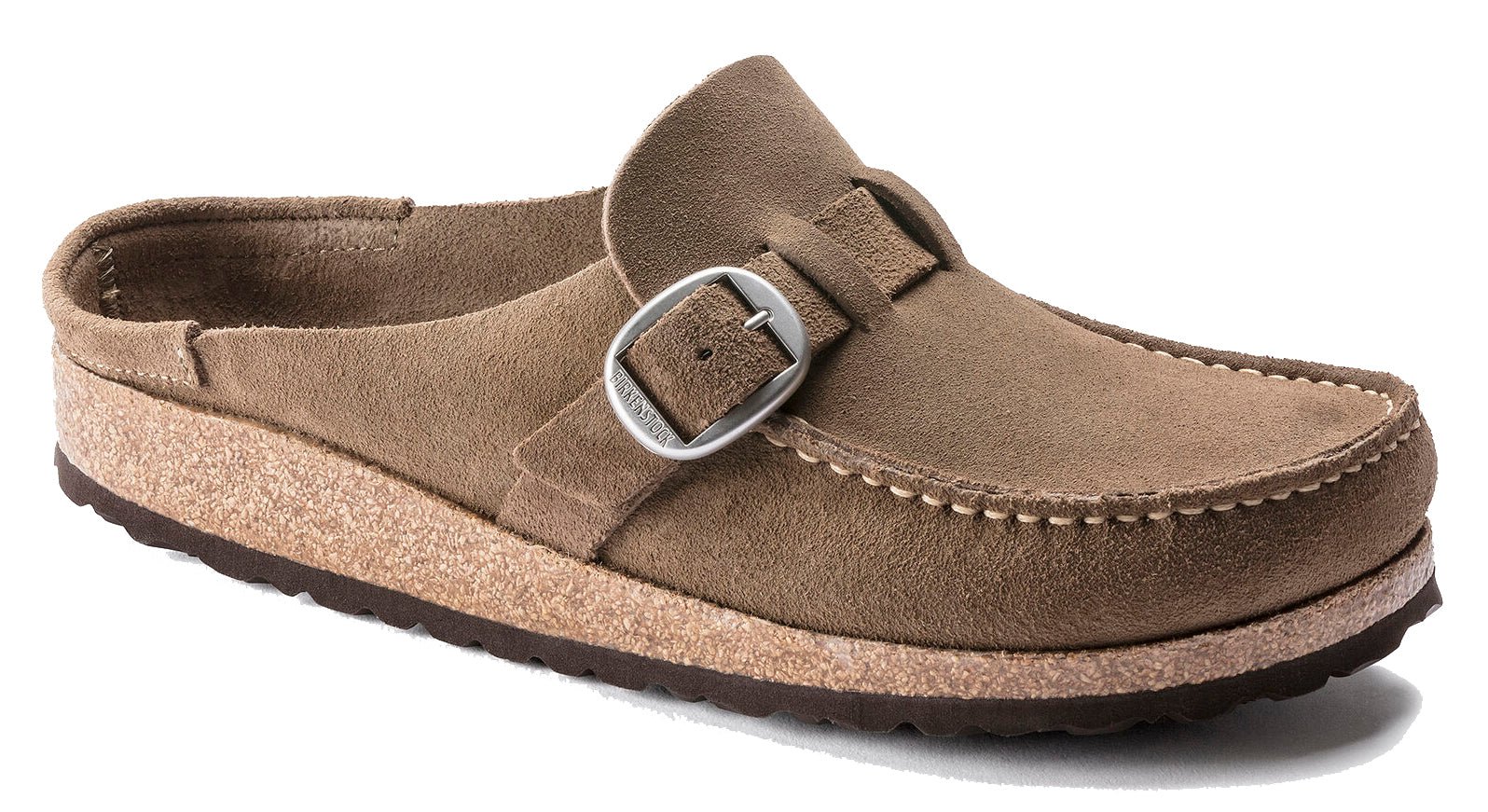 Birkenstock Women's Buckley Grey Taupe Suede - Grady’s Feet Essentials - Birkenstock