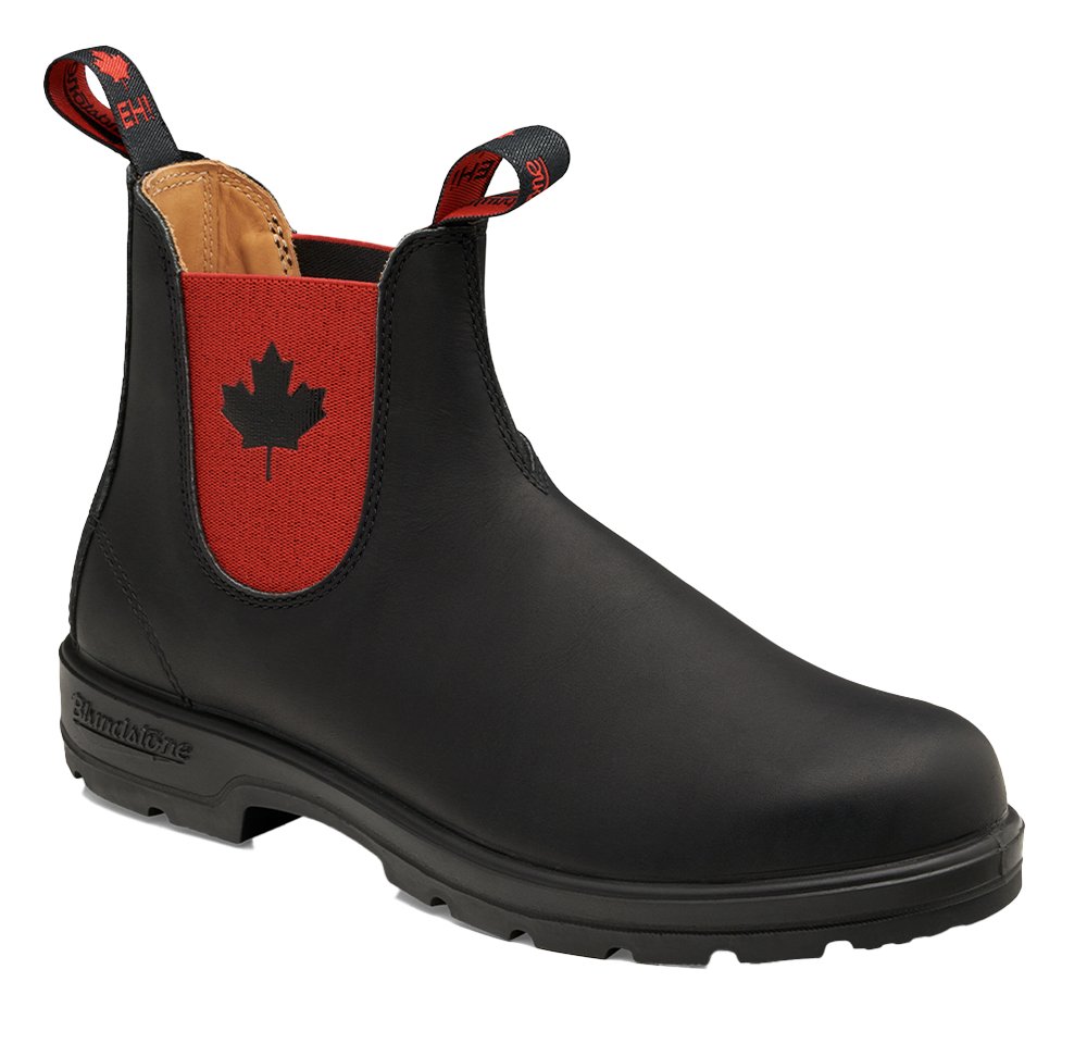 Blundstone 1474 Classic EH! Boot Black/Red Elastic - Grady’s Feet Essentials - Blundstone