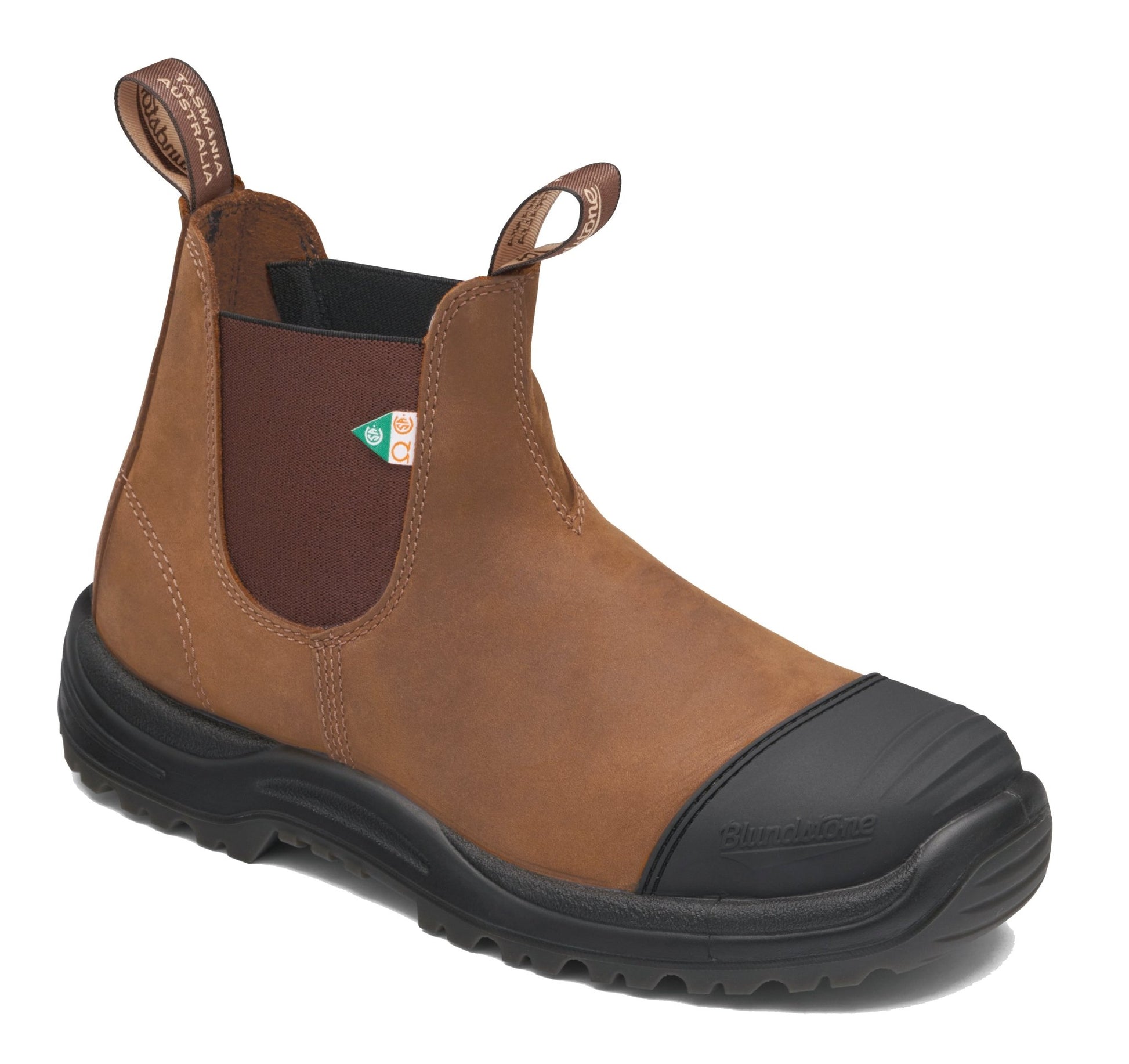 Blundstone 169 CSA Rubber Toe Saddle Brown - Grady’s Feet Essentials - Blundstone