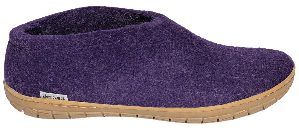 Glerups Shoe Rubber Sole Purple - Grady’s Feet Essentials - Glerups