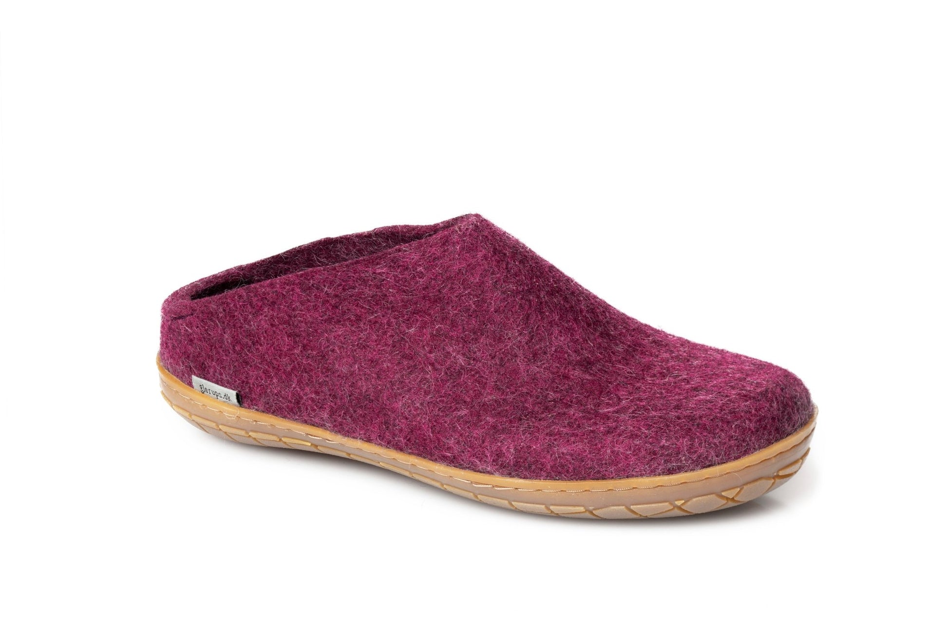 Glerups Slip-On Rubber Sole Cranberry - Grady’s Feet Essentials - Glerups