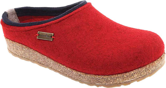 Haflinger Women's Kris Chili Red Clog - Grady’s Feet Essentials - Haflinger