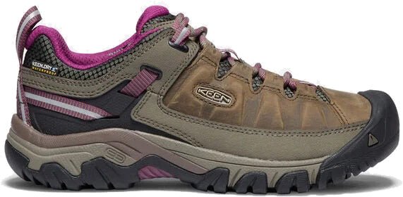 Keen Women's Targhee III Waterproof Weiss Boysenberry Hiking Shoe - Grady’s Feet Essentials - Keen
