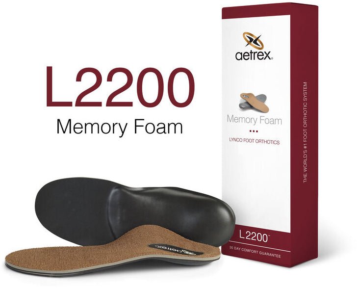Lynco Memory Foam Orthotics L2200 - Grady’s Feet Essentials - Aetrex