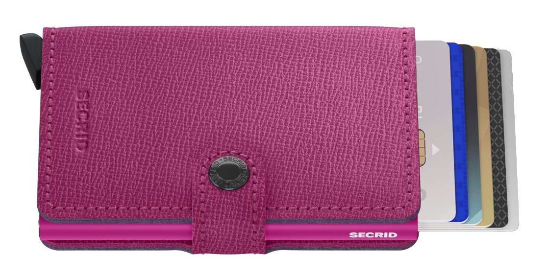 Secrid Mini Wallet Fuchsia Crisple - Grady’s Feet Essentials - Secrid