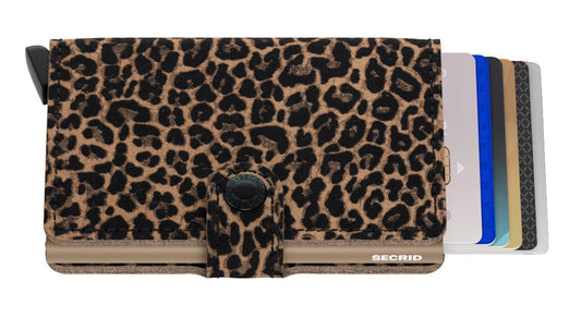 Secrid Mini Wallet Leopard Beige - Grady’s Feet Essentials - Secrid