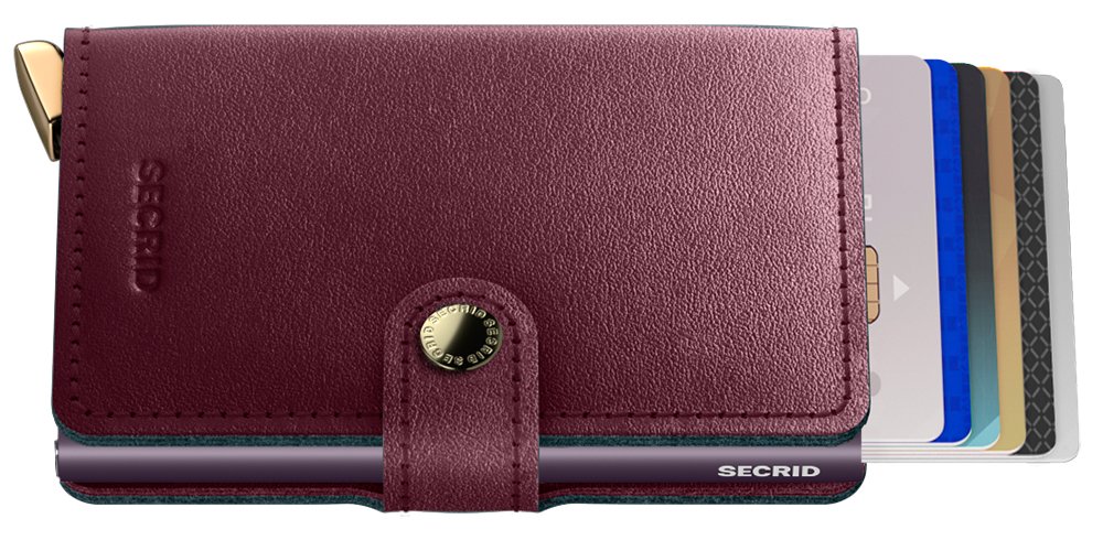Secrid Mini Wallet Premium Dusk Bordeaux - Grady’s Feet Essentials - Secrid