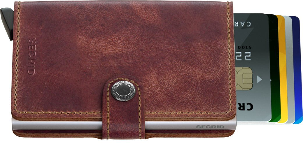 Secrid Mini Wallet Vintage Brown - Grady’s Feet Essentials - Secrid