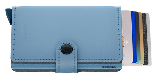 Secrid Mini Wallet Yard Powder Sky Blue - Grady’s Feet Essentials - Secrid