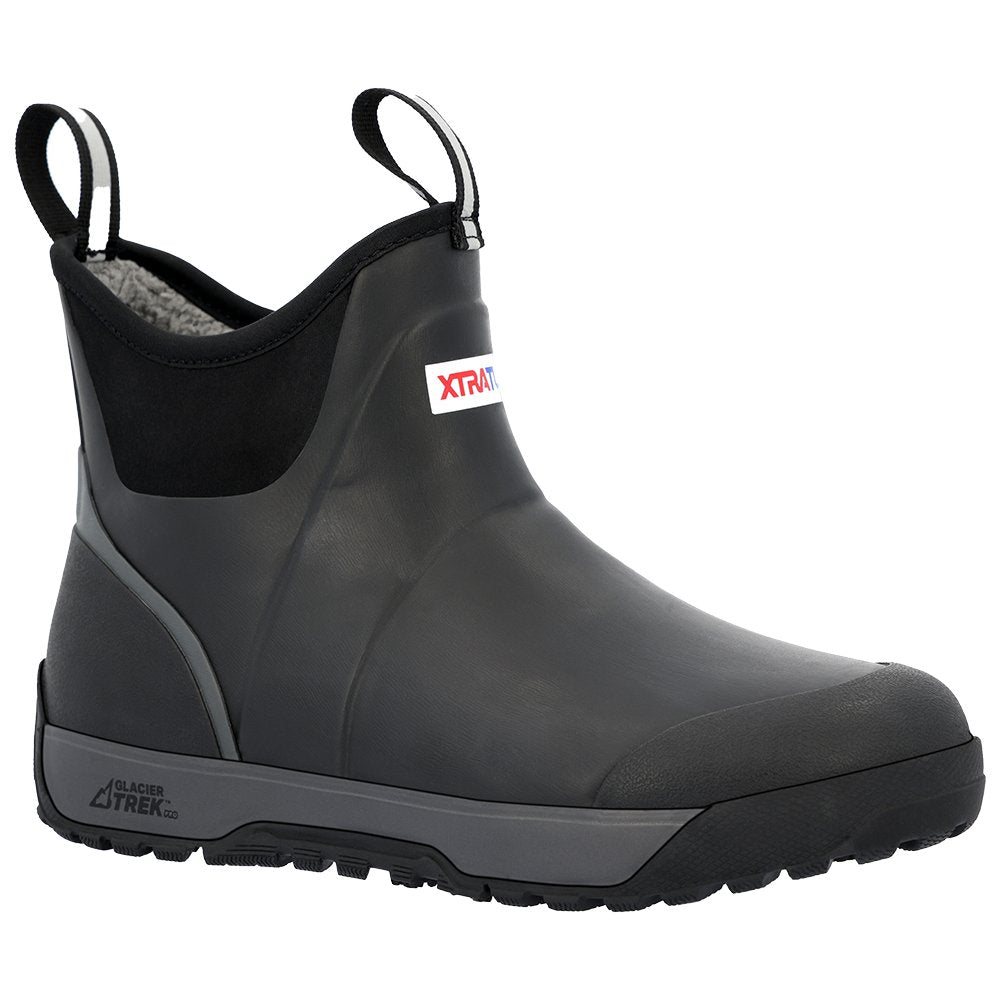 Xtratuf Men's 6" Ankle Deck Boot Ice Rubber Black - Grady’s Feet Essentials - Xtratuf